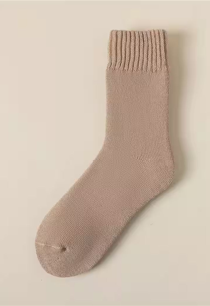 Kuschelsocken für Damen, Detail des Strickmusters