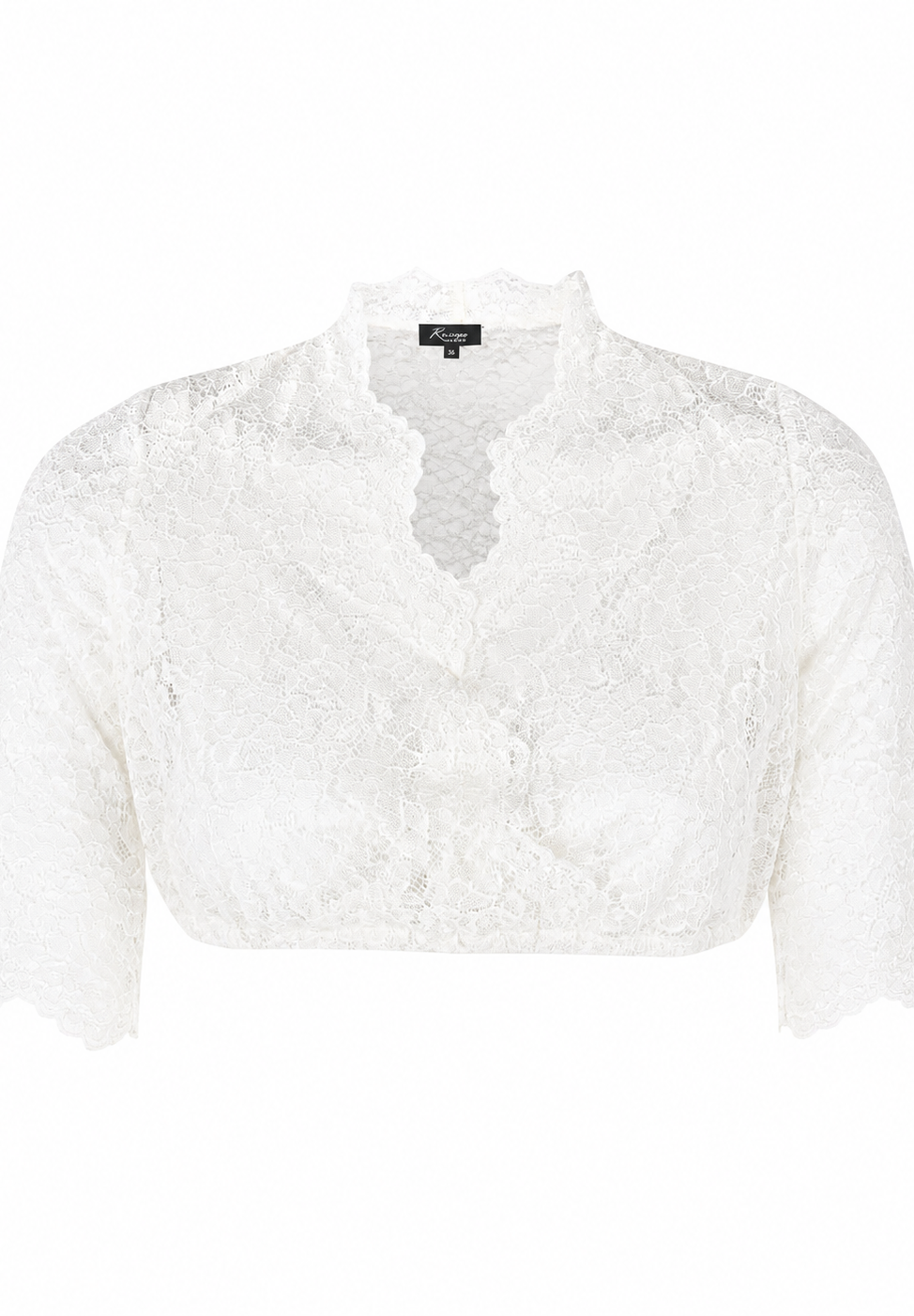 Bluse Beate Spitzen Dirndlblusen ecru Freisteller
