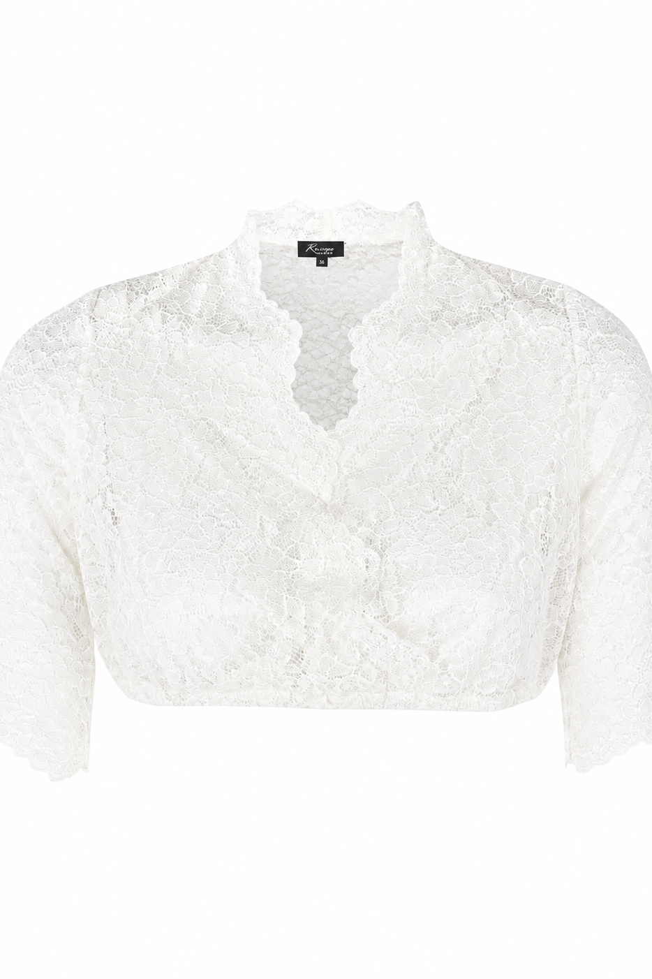 Bluse Beate Spitzen Dirndlblusen ecru Freisteller