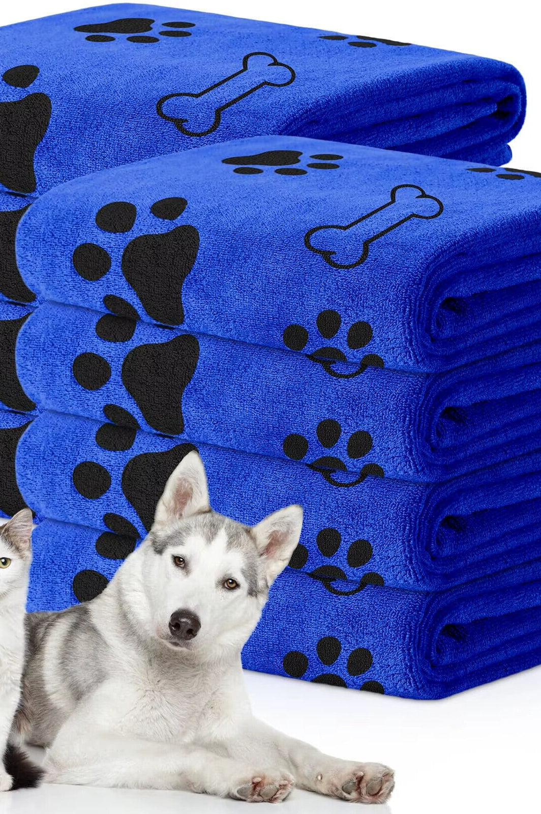 Hundehandtuch Buddy in Blau
