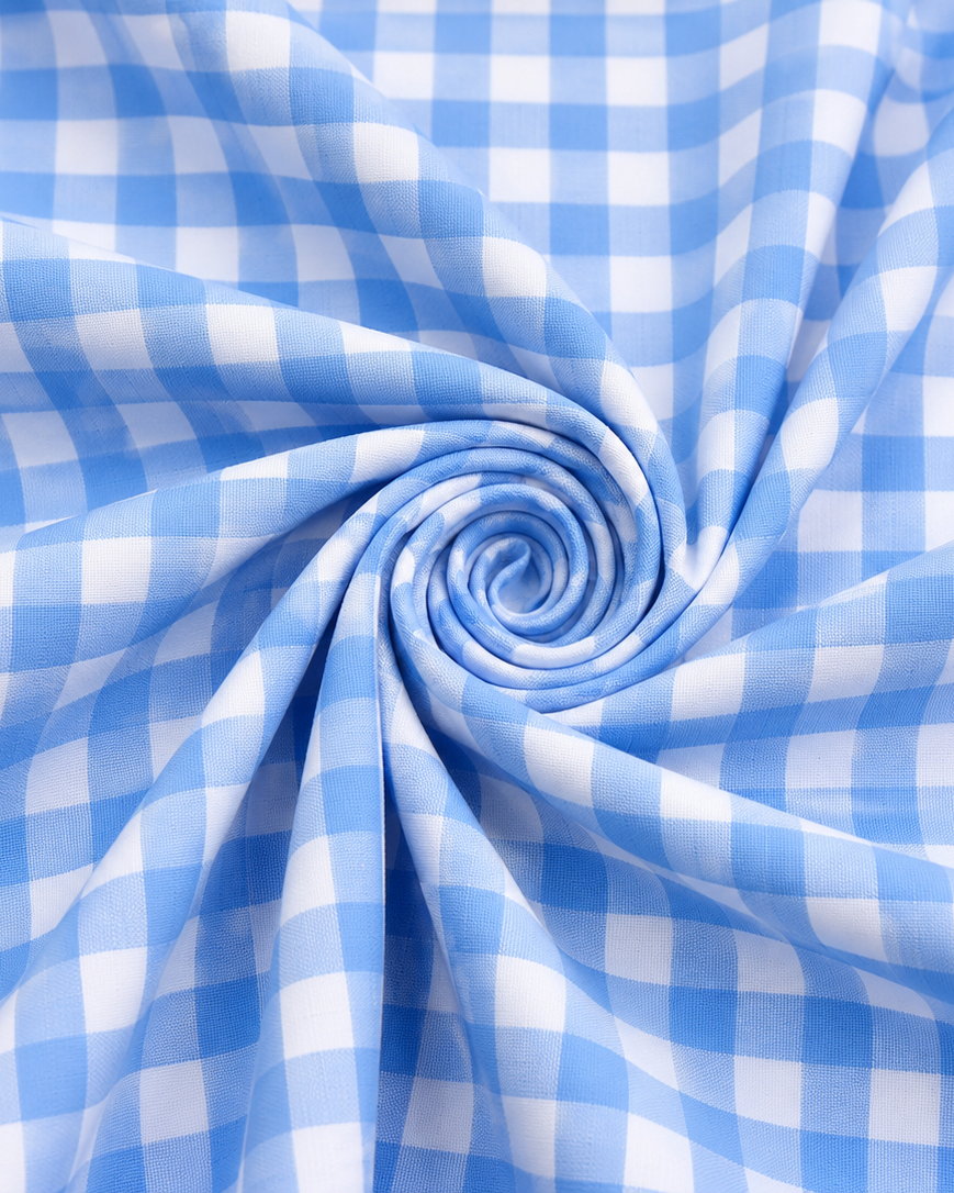 Karo 5x5 mm hellblau