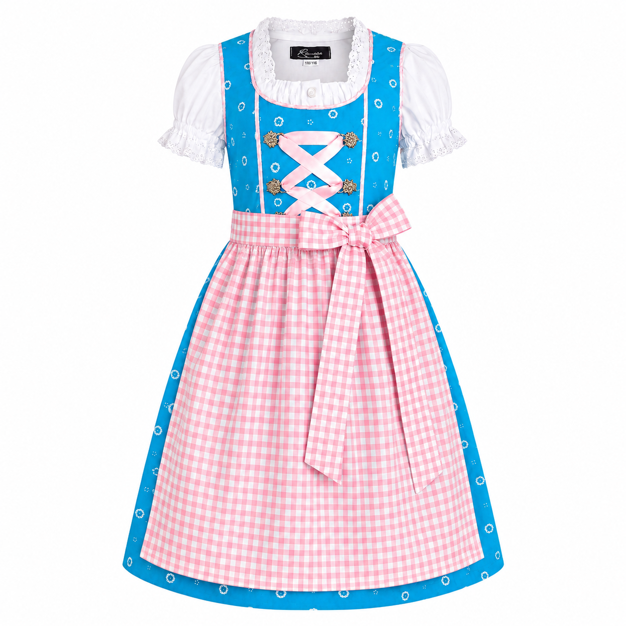Kinderdirndl Fanny, Freisteller Vorderansicht
