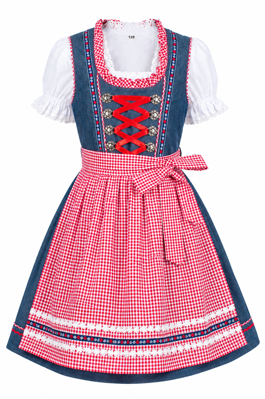 Kinderdirndl Naomi, Freisteller Vorderansicht