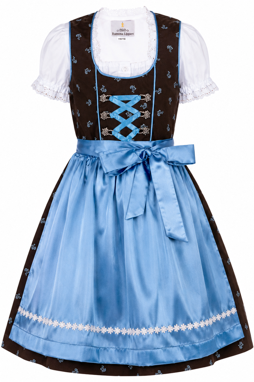 Kinderdirndl Sophia, Freisteller Vorderansicht