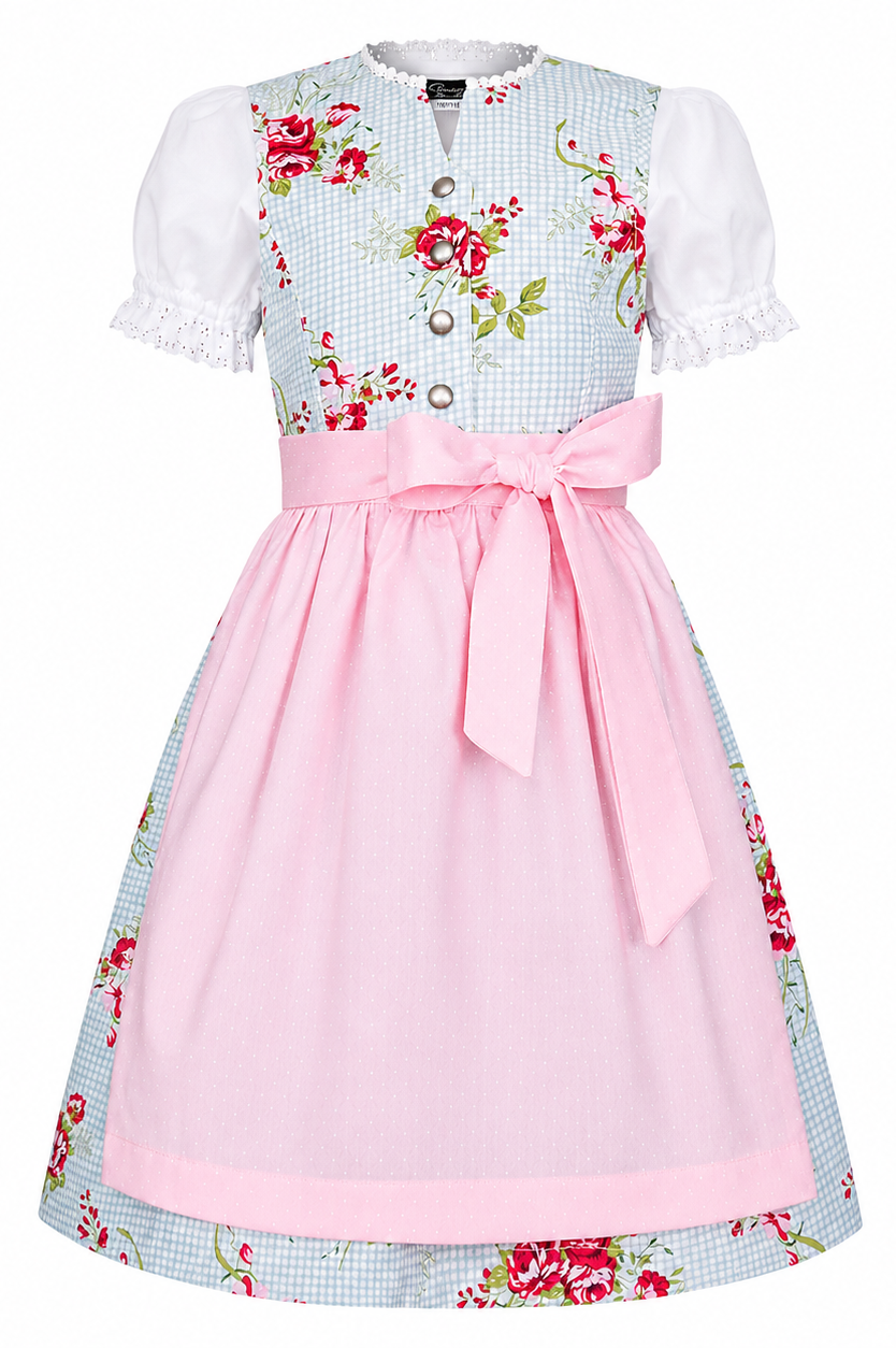 Kinderdirndl Vicky, Freisteller Vorderansicht