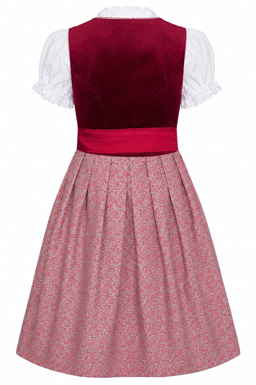Kinderdirndl Zoe, Freisteller Rückansicht