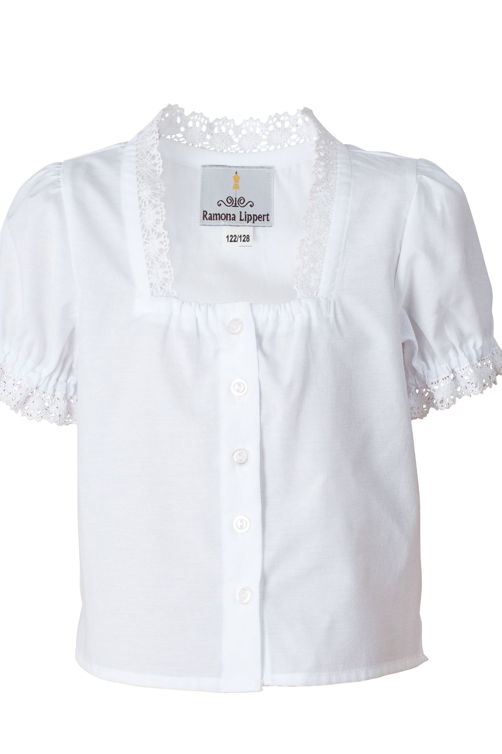 Weiße Bluse zum Kinderdirndl Anouk