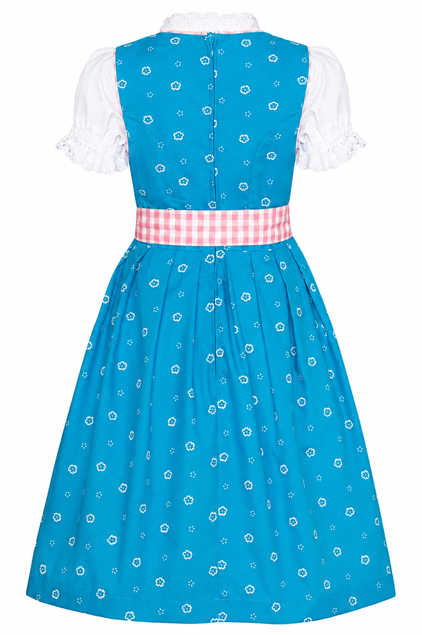 Kinderdirndl Fanny, Freisteller Rückansicht