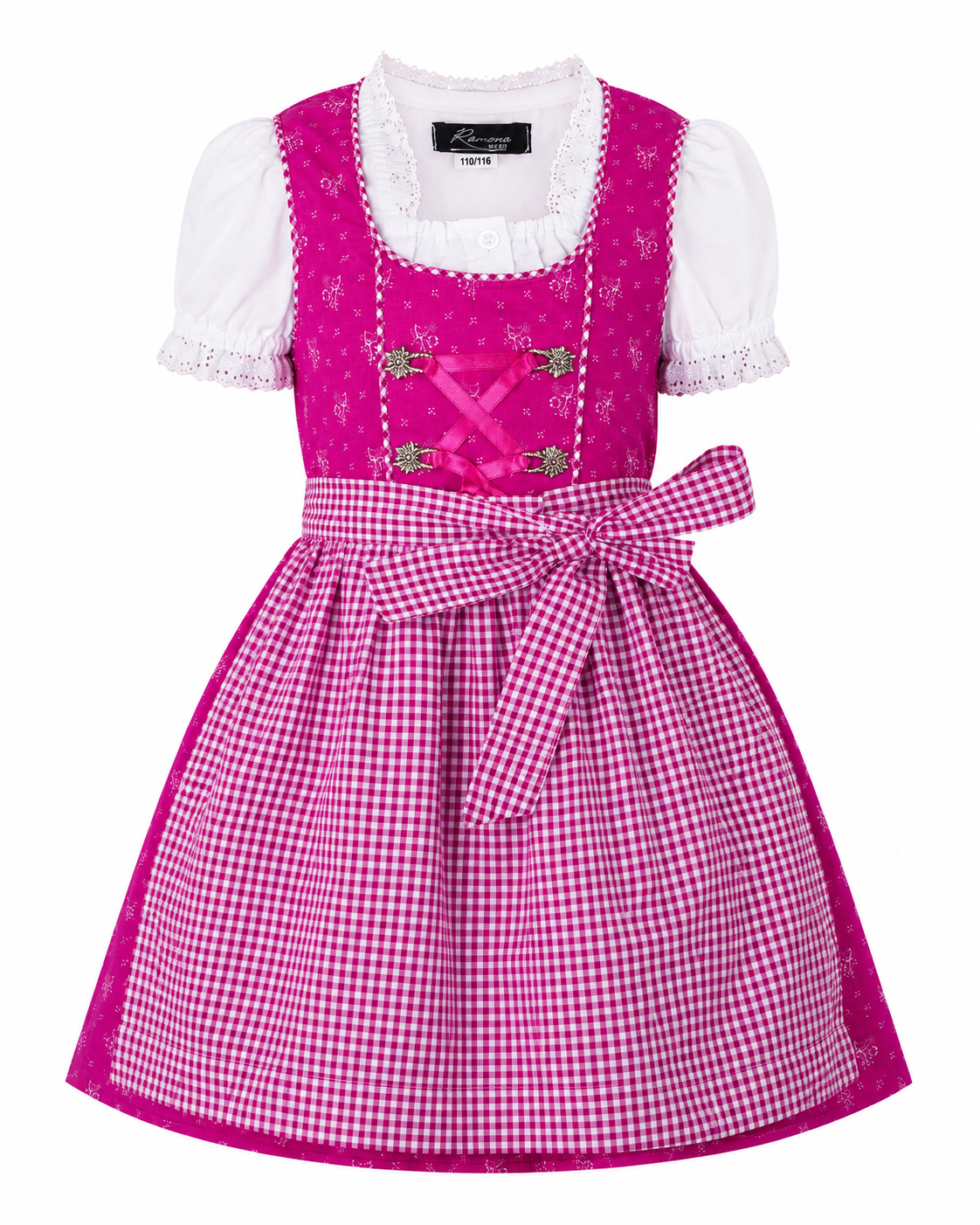 Kinderdirndl Fee, Freisteller Vorderansicht