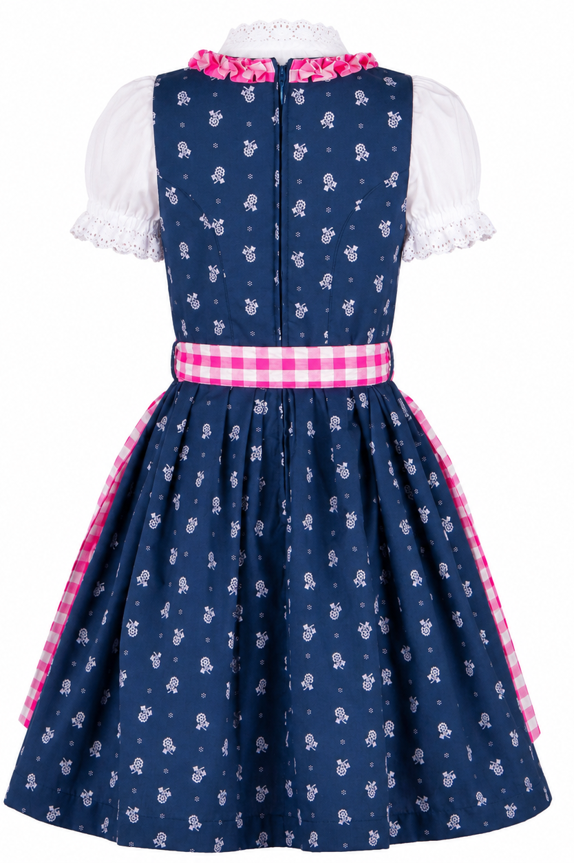 Kinderdirndl Florence, Freisteller Rückansicht