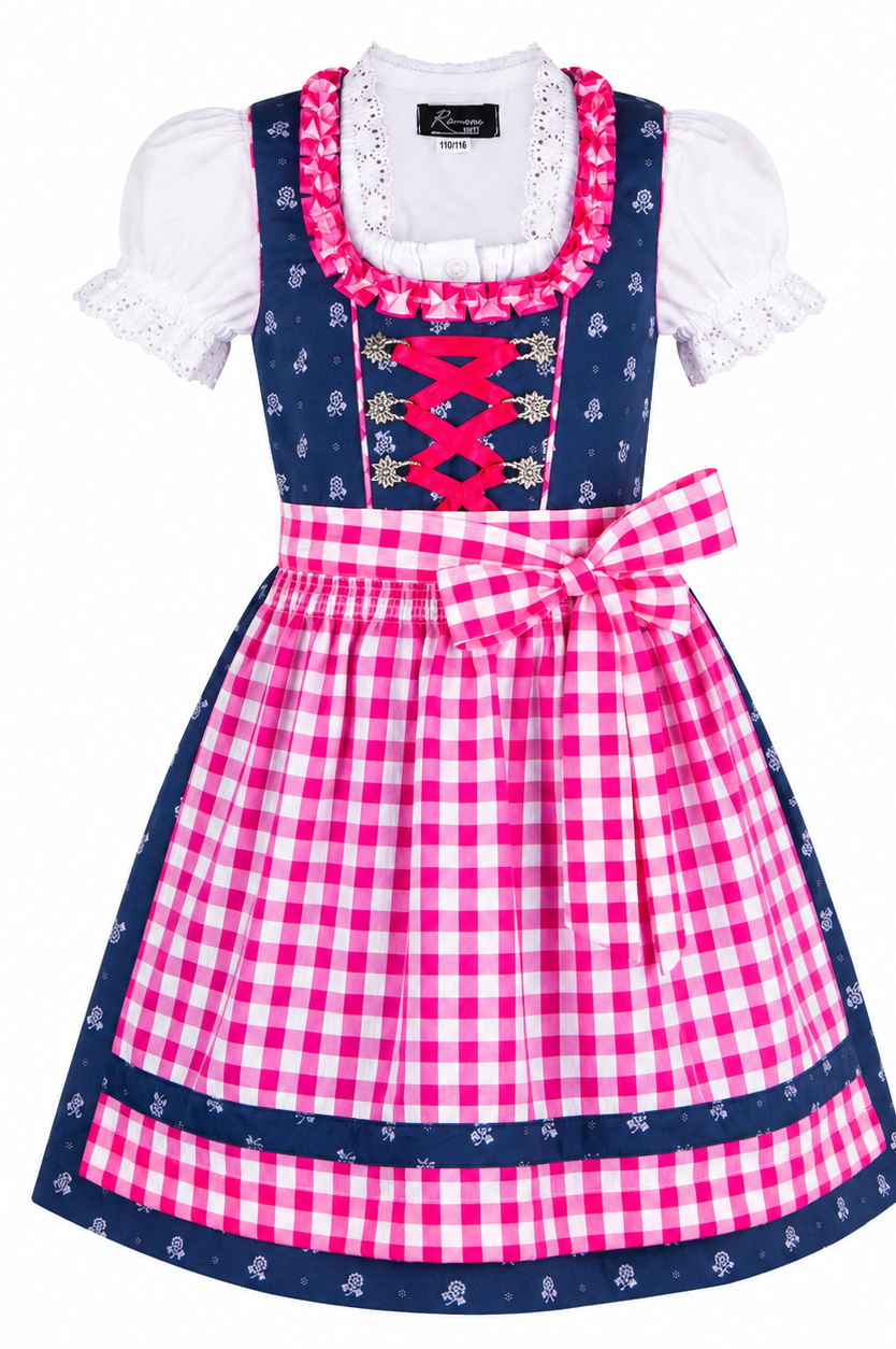 Kinderdirndl Florence, Freisteller Vorderansicht