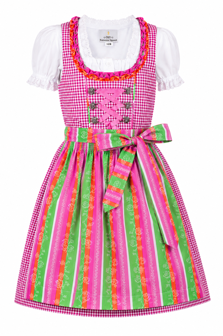Kinderdirndl Lina, Freisteller Vorderansicht
