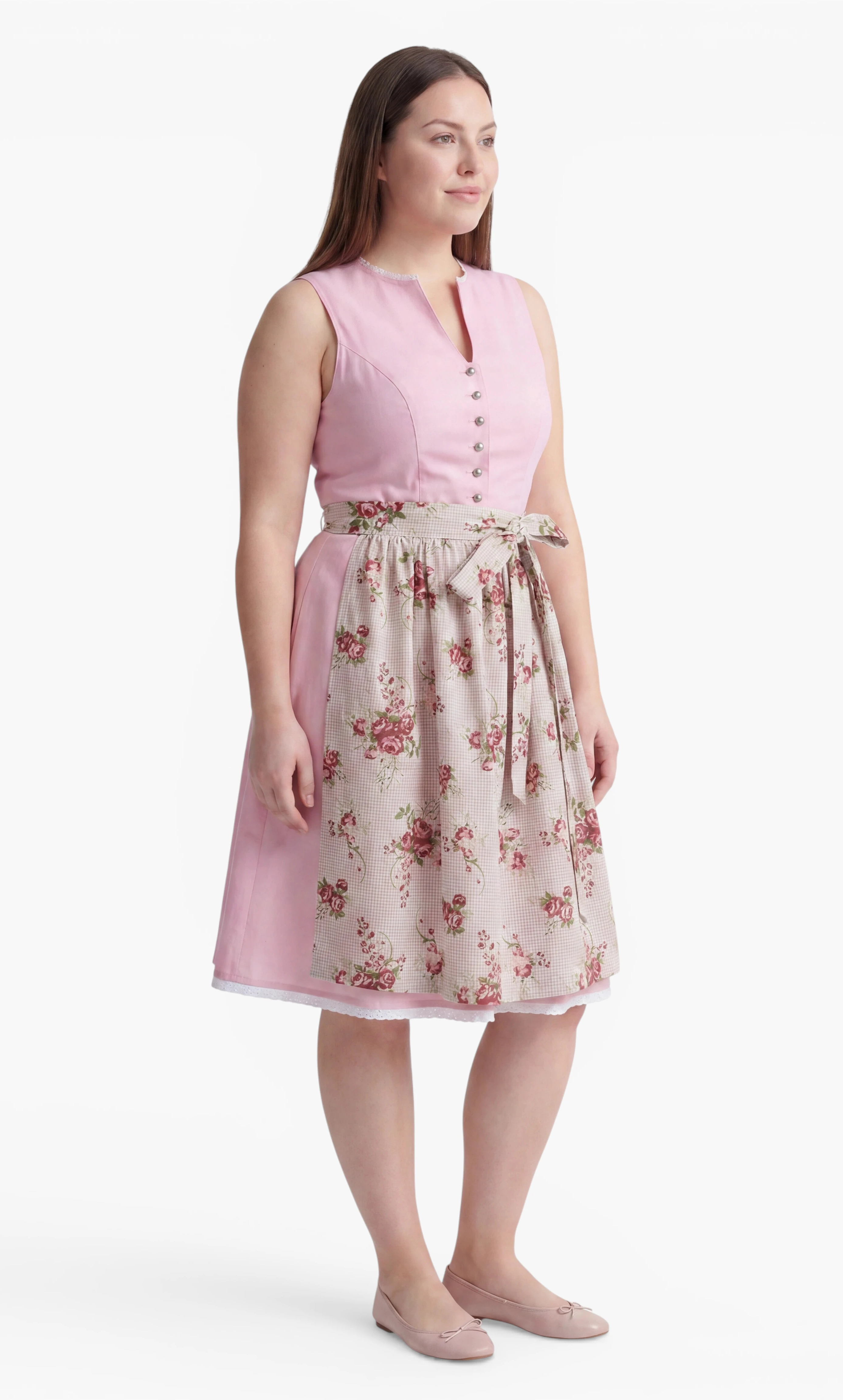 Seitliche Ansicht vom Dirndl Antonia