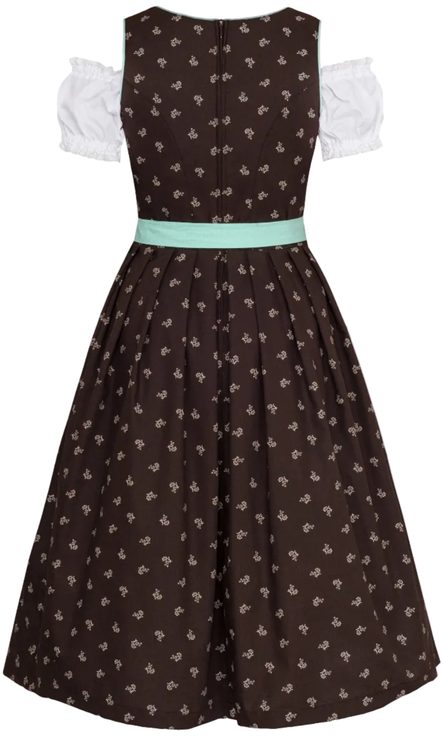 Dirndl Elisabeth Rückansicht Freisteller