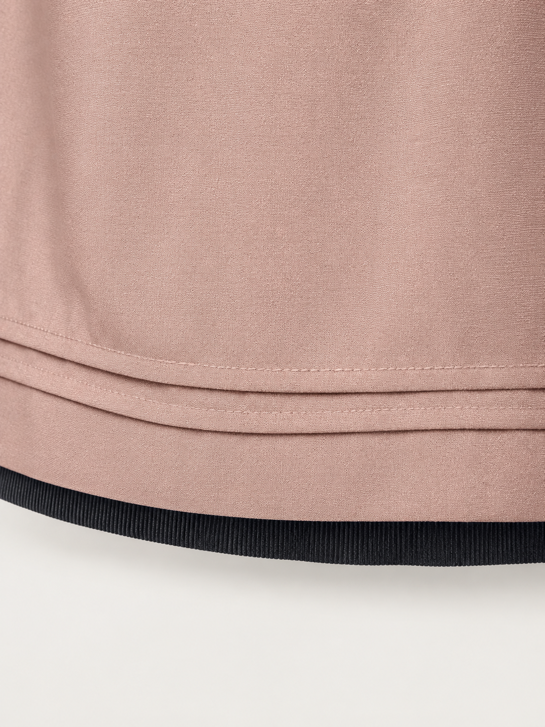 Dirndl Kathleen 70 cm aus dunkelgrauem Feincord mit altrosa Schürze – Ansicht 5