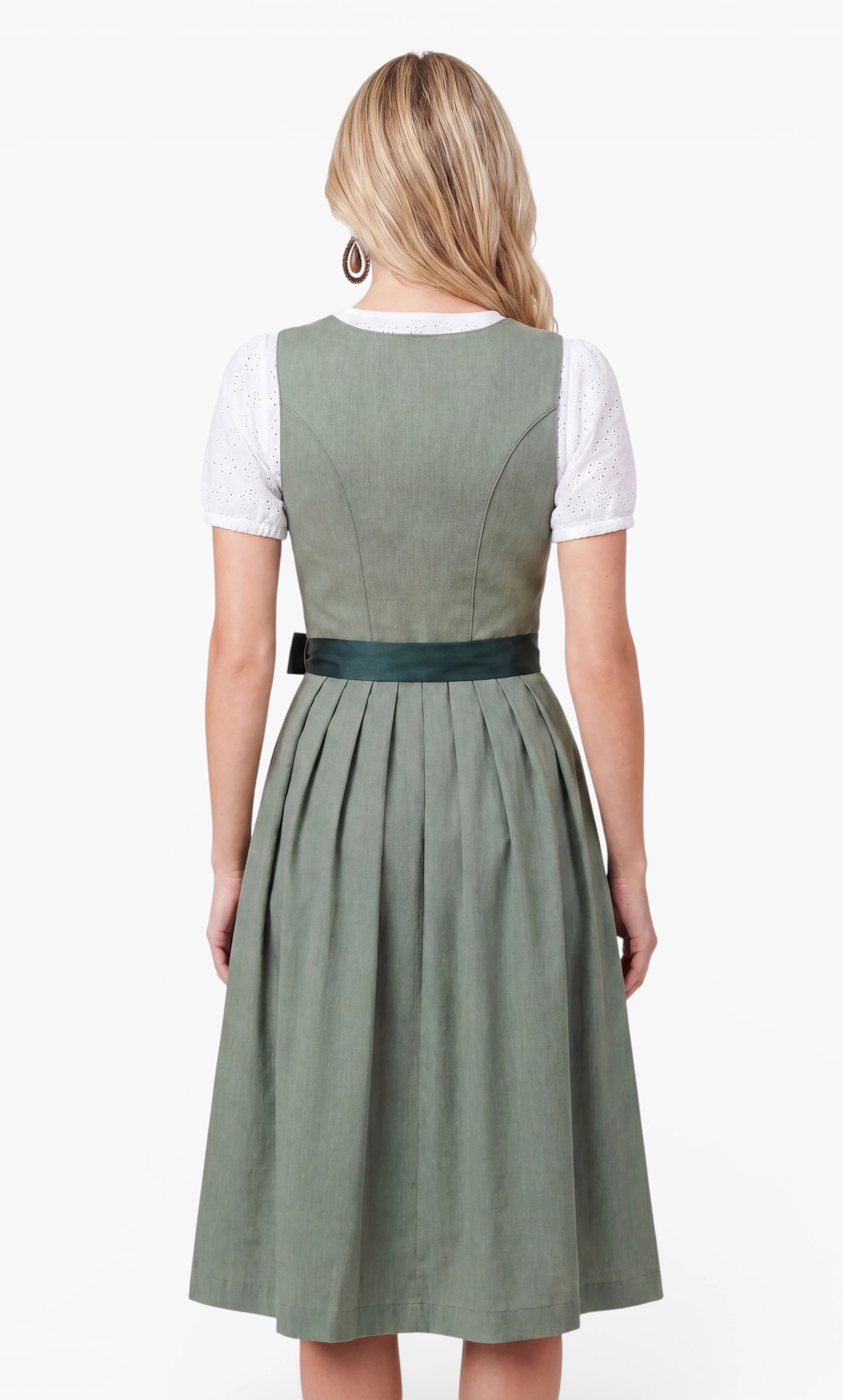 Dirndl Lauren Rückseite am Model