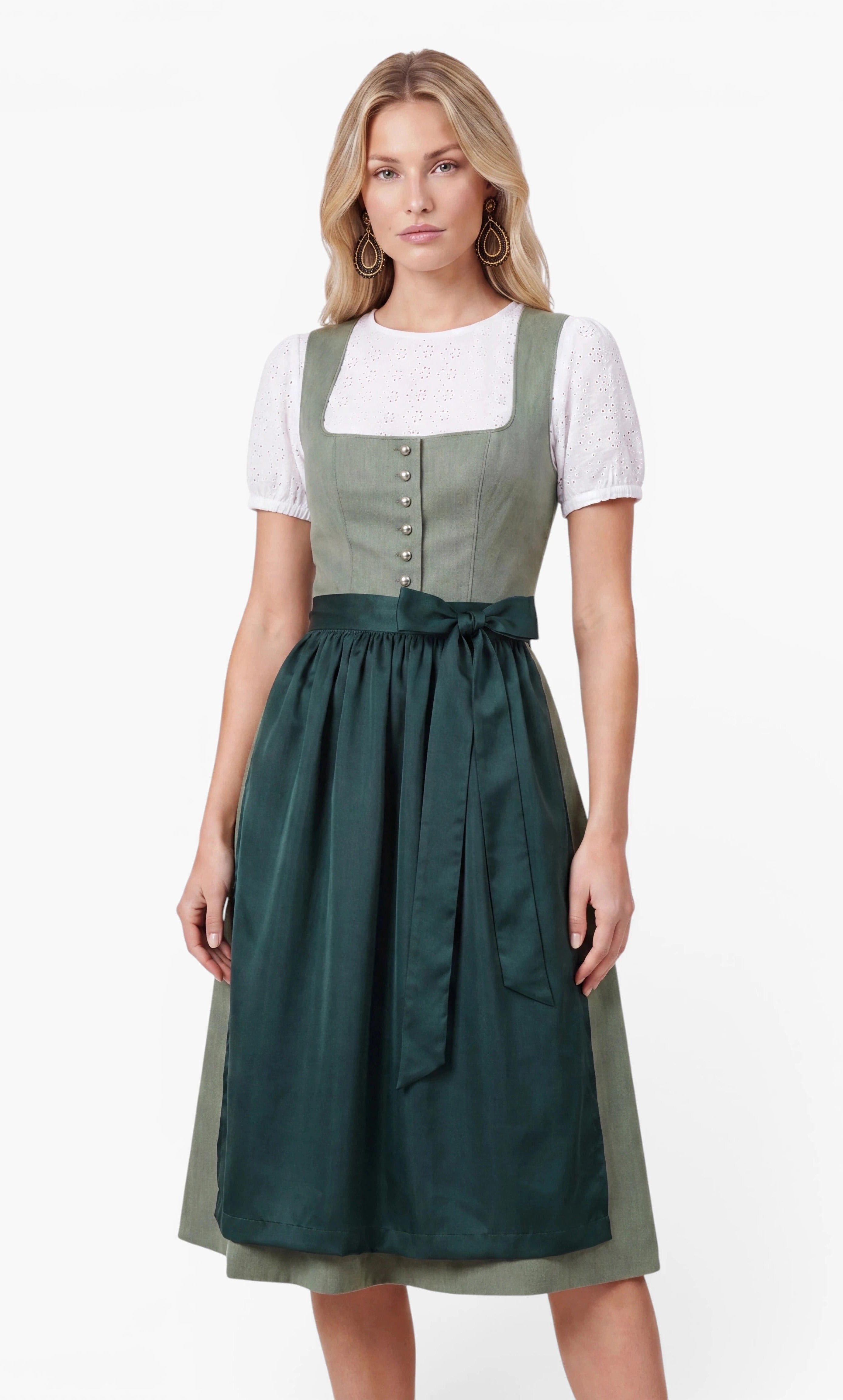 Dirndl Lauren Rocklänge 70 cm mit Bluse