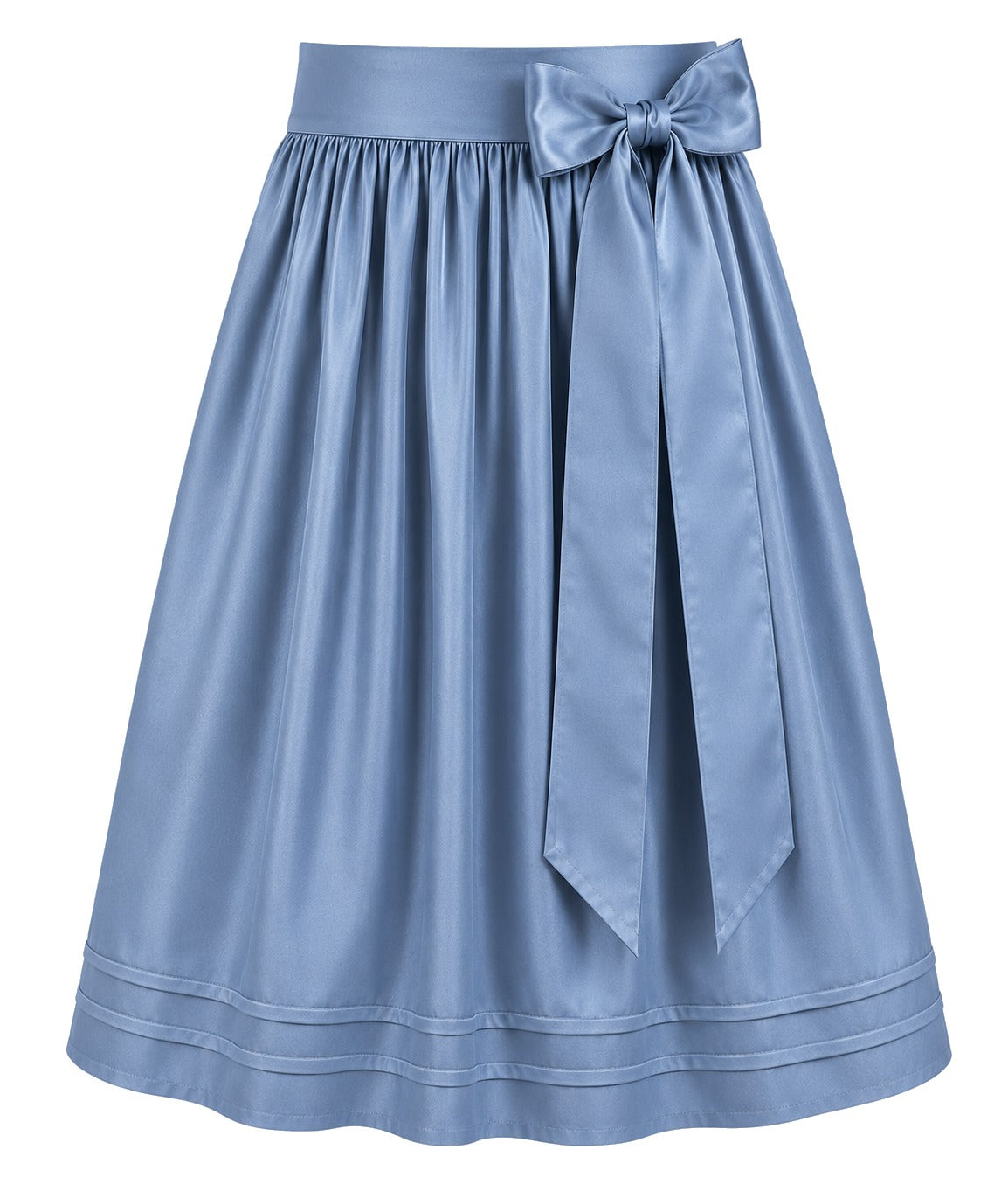 Dirndlschürze Nora in Jeansblau, 70 cm, Freisteller