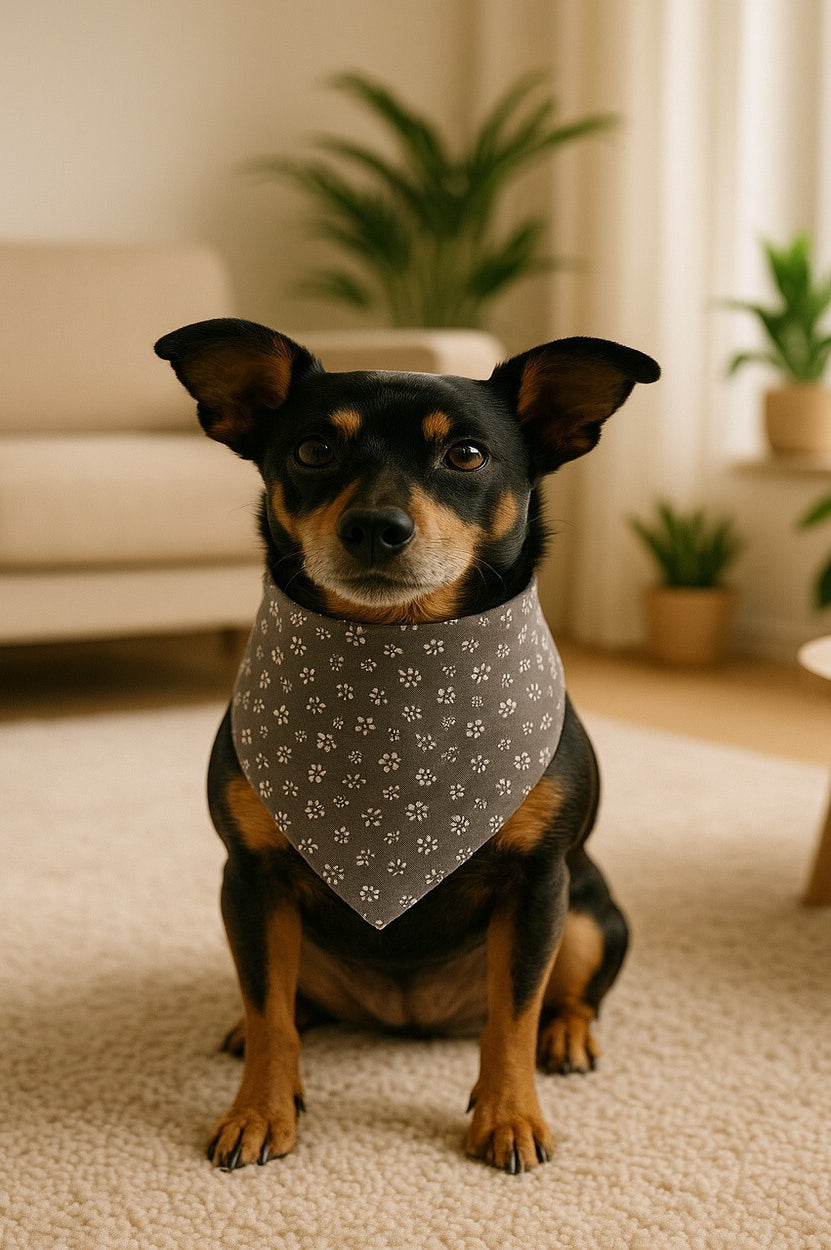 Hundehalstuch Lolita, Detailansicht vom Stoff