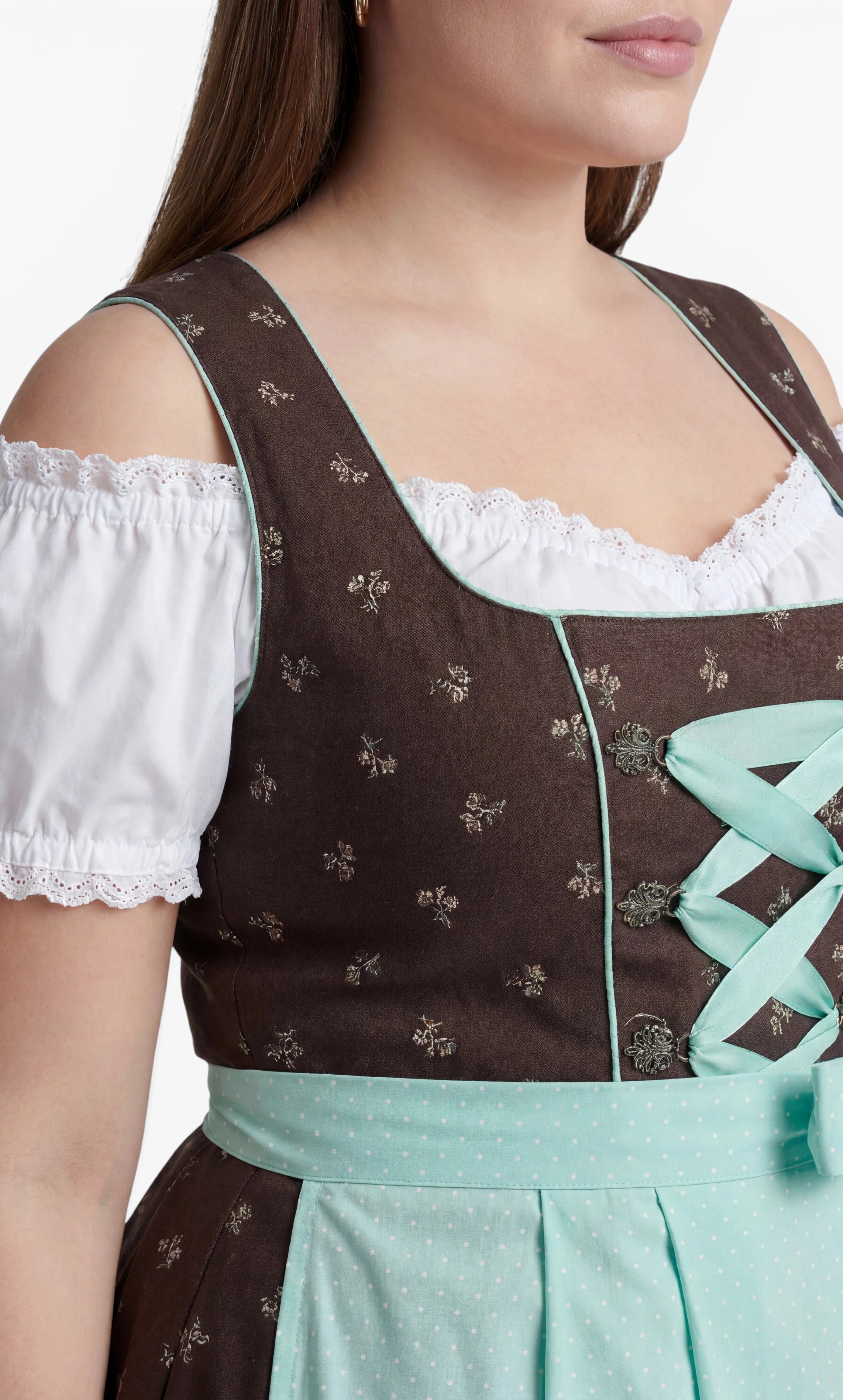 Dirndl Elisabeth am Model, weitere Ansicht
