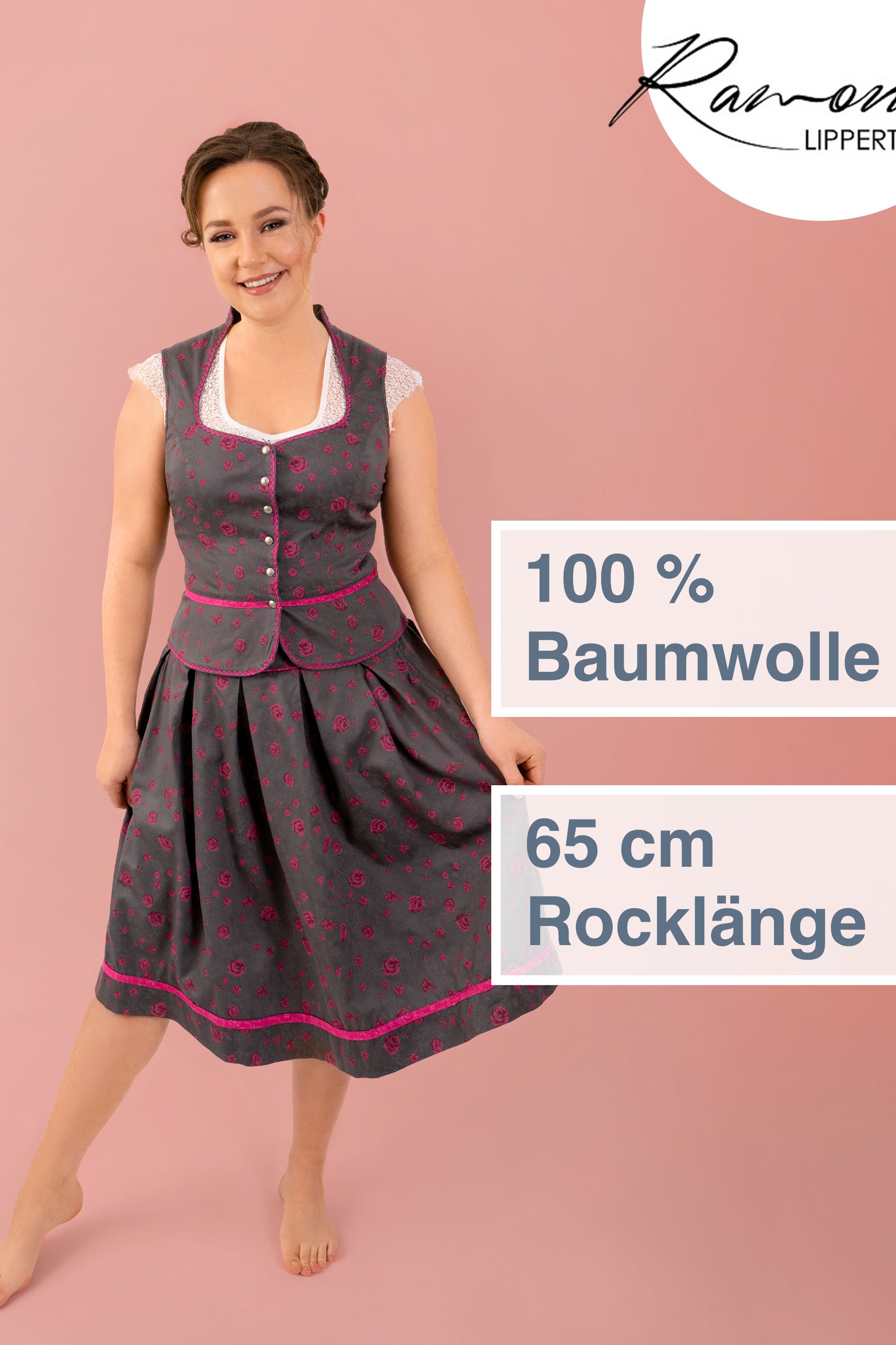 Trachtenrock Anne, Detailansicht