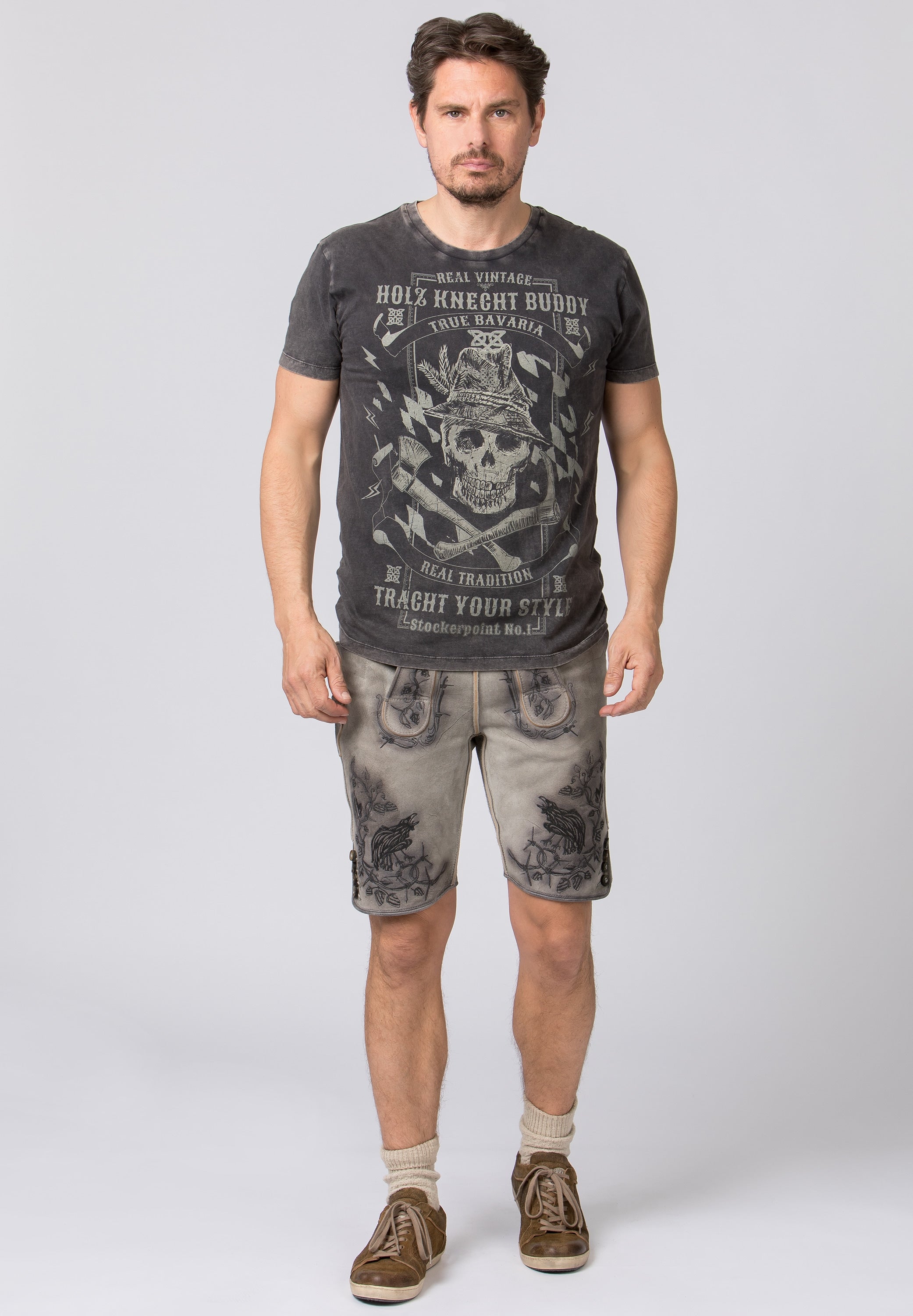 T-Shirt Buddy für Herren, Detail des Drucks