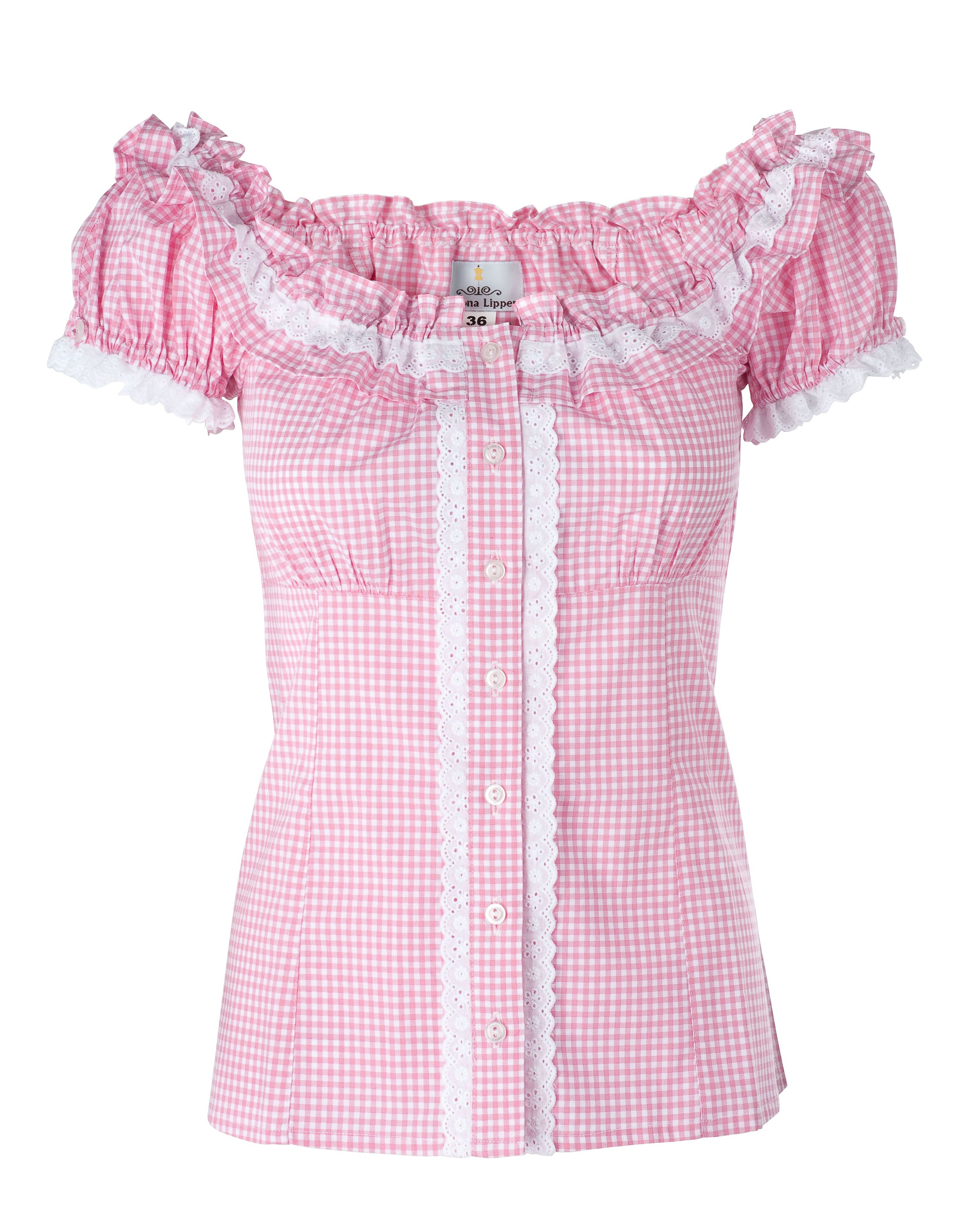 Trachtenbluse Laila rosa