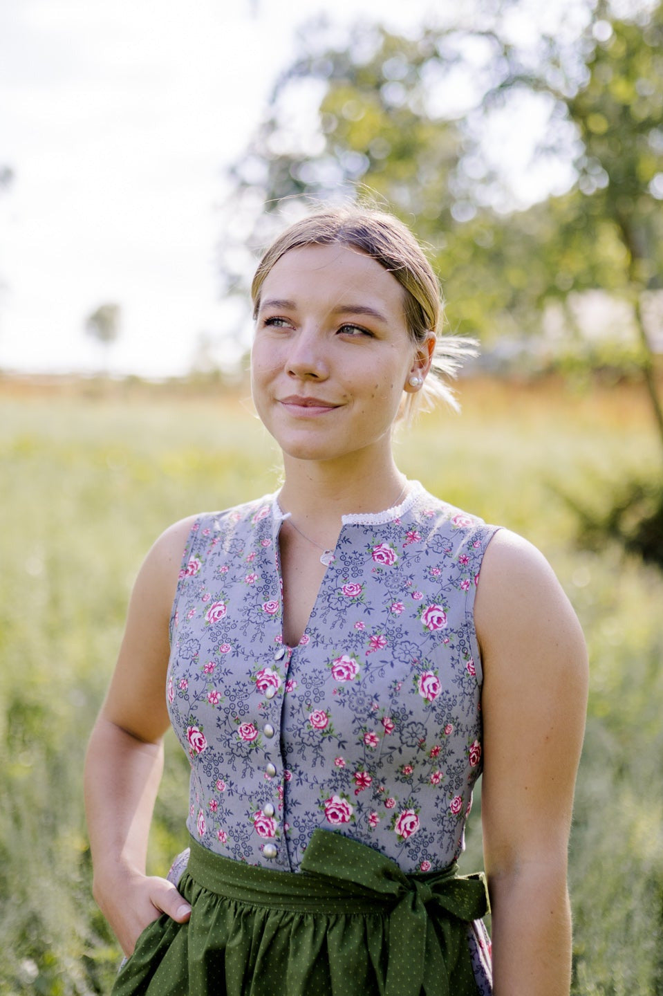 Detailfoto oberteil Dirndl Clarissa
