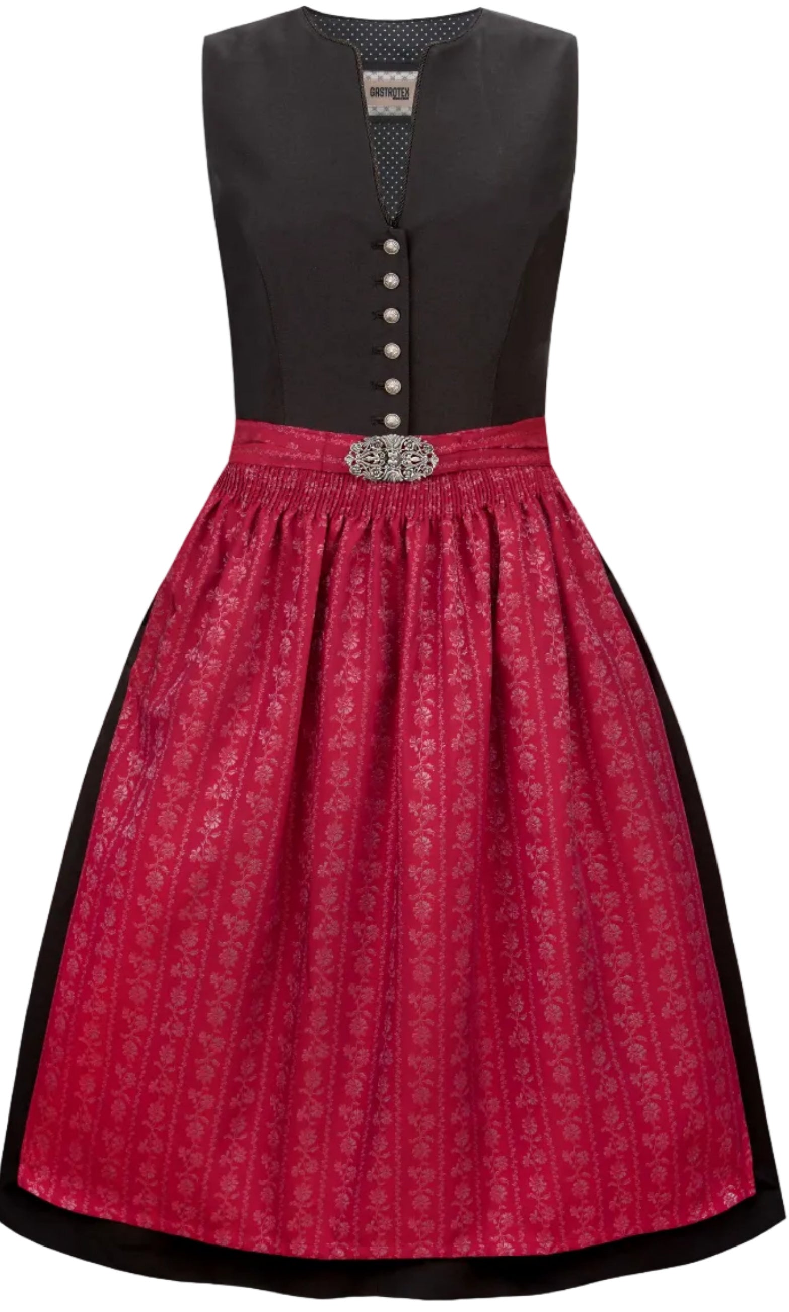 Dirndl Elsa Freisteller Vorderansicht mit Schürze
