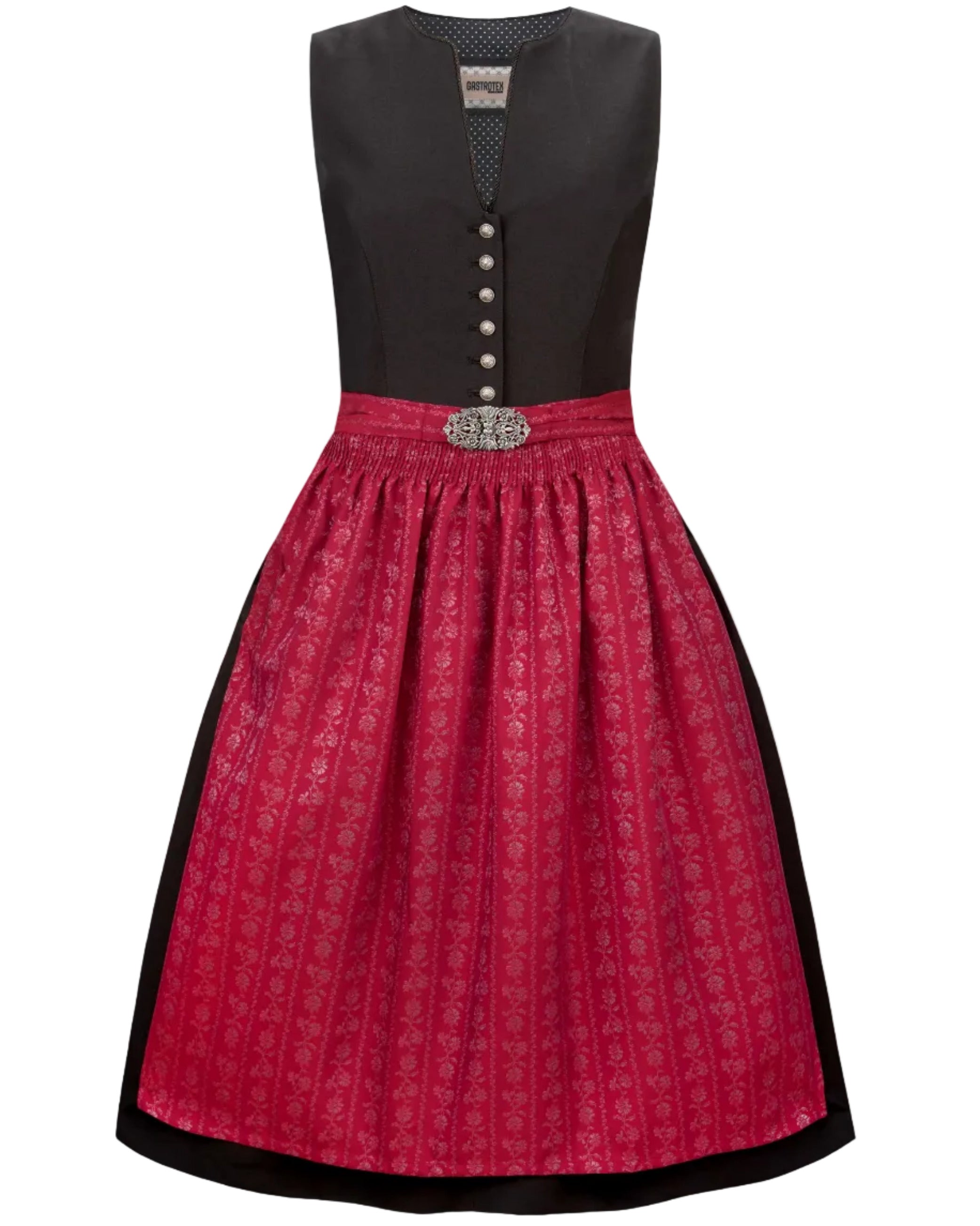 Dirndl Elsa Freisteller Vorderansicht mit Schürze