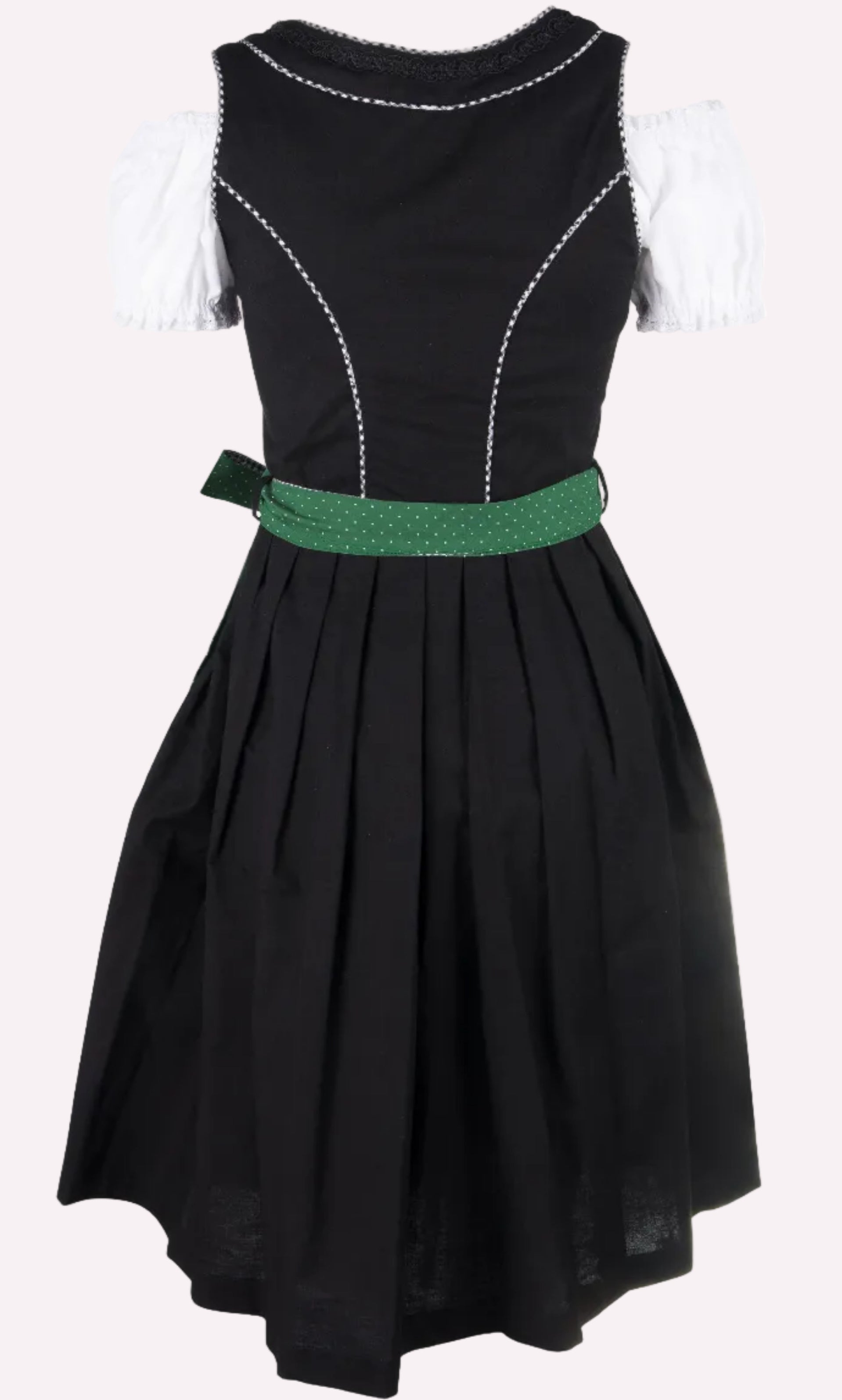 Rückansicht Freisteller Dirndl Pia grün