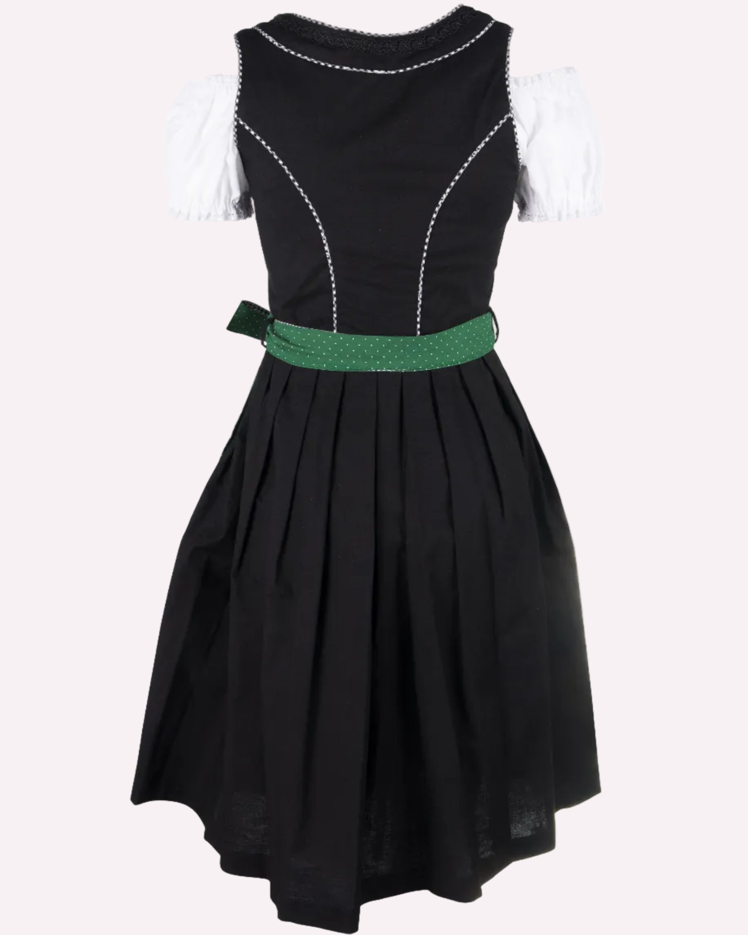 Rückansicht Freisteller Dirndl Pia grün