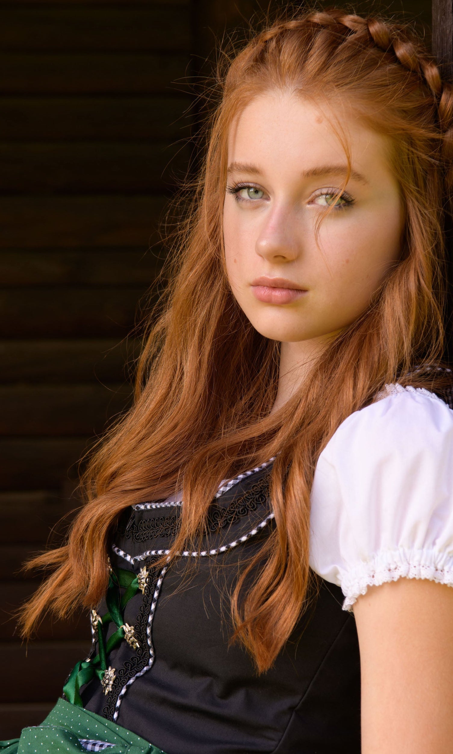 Detailansicht model Pia grün