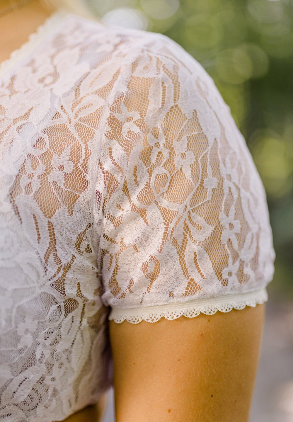Detailfoto Ärmel Dirndlbluse Eva
