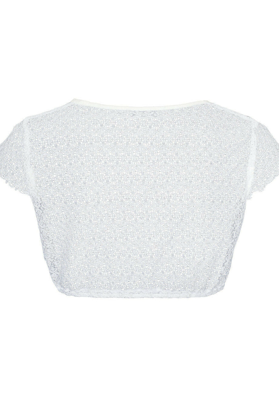 Dirndlbluse Wanda weiß Spitze