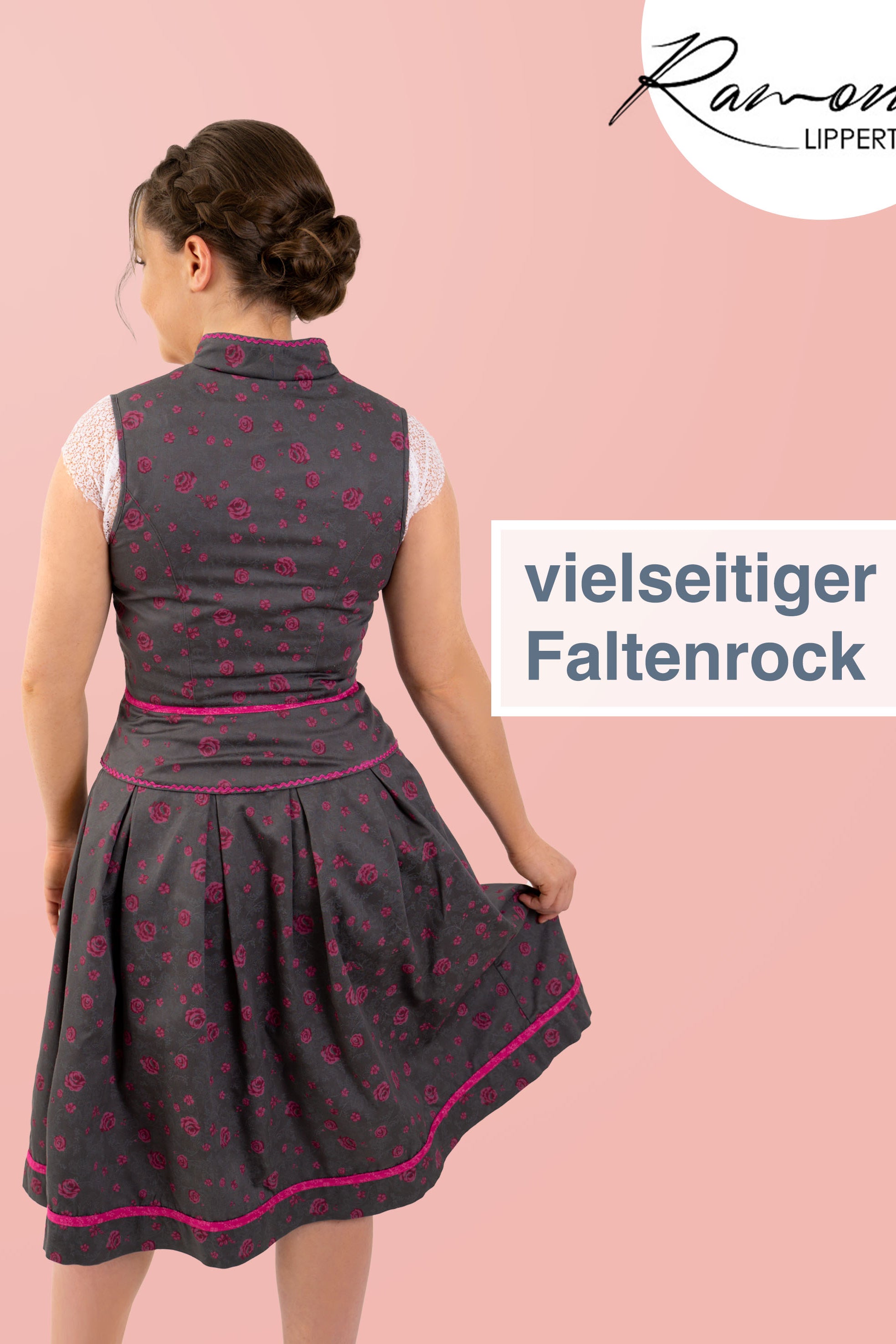 Trachtenrock Anne kombiniert mit dem Mieder Kassandra