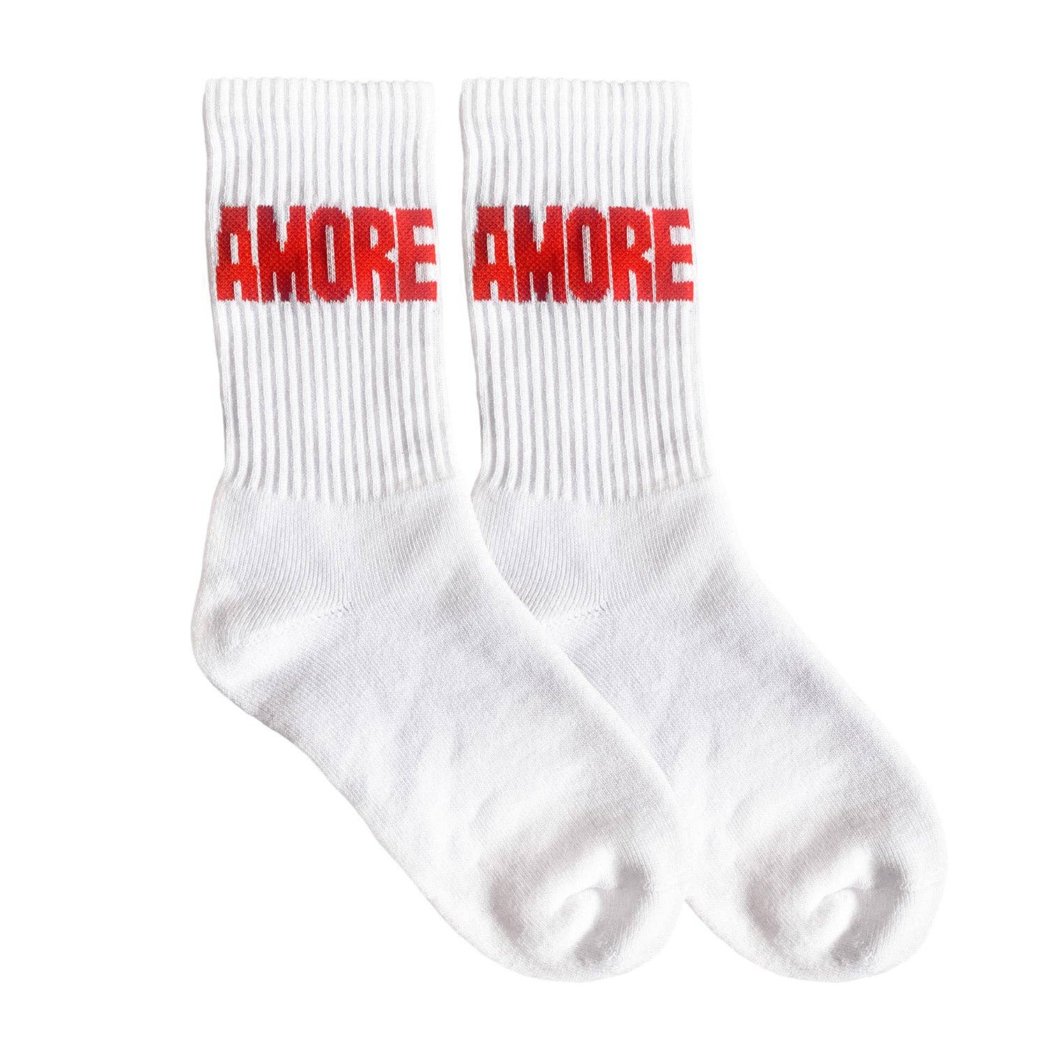 Tennissocken AMORE in Rot und Weiß