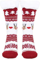 Rote Weihnachtssocken als Kuschelsocken