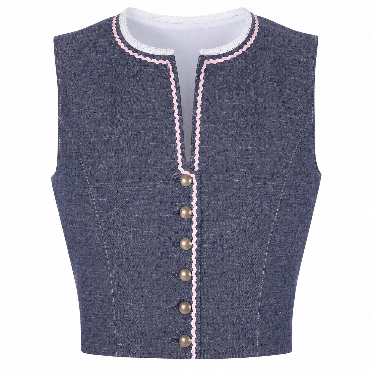 Detailfoto vom Oberteil Dirndl Luisa