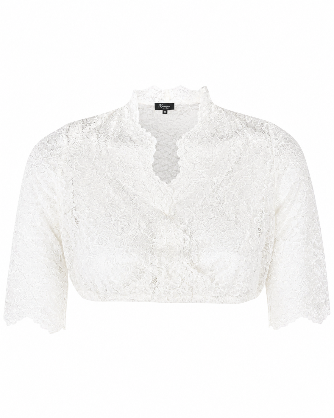 Bluse Beate Spitzen Dirndlblusen ecru Freisteller 
