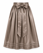 Dirndlschürze Nora in Taupe, 67 cm, Freisteller