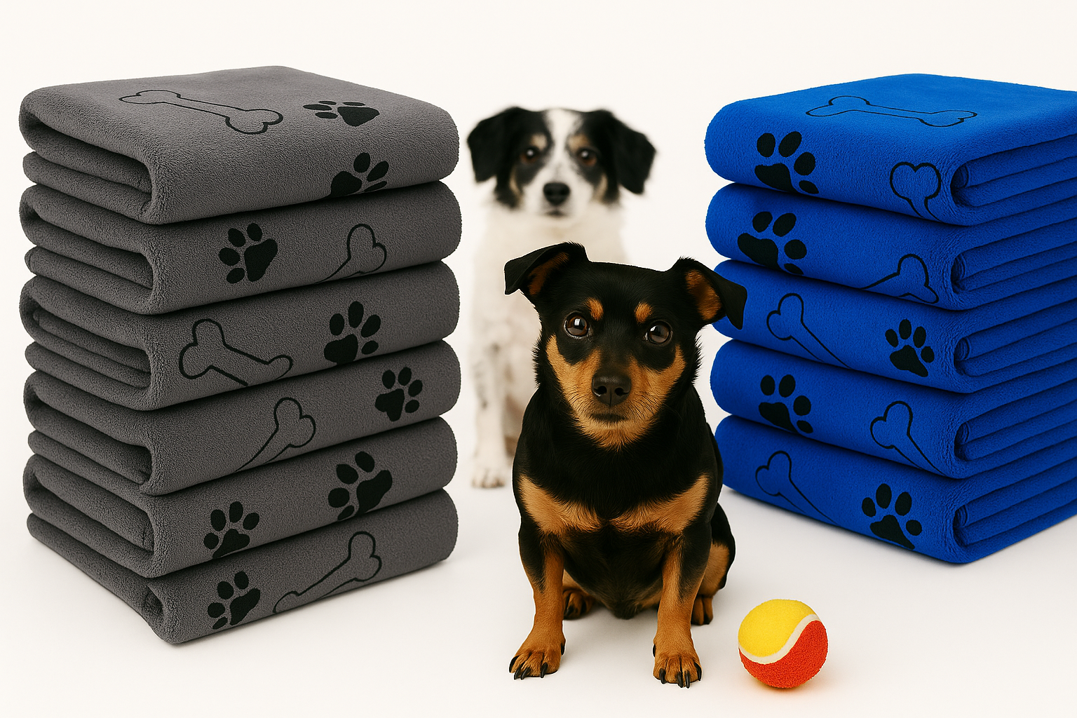 Hundehandtuch Buddy aus Mikrofaser, 60 mal 100 cm