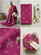 Pinker Trachtenstoff, Detail des Musters