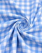 Karo 5x5 mm hellblau