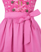 Detailaufnahme der Schürze vom Kinderdirndl Lia
