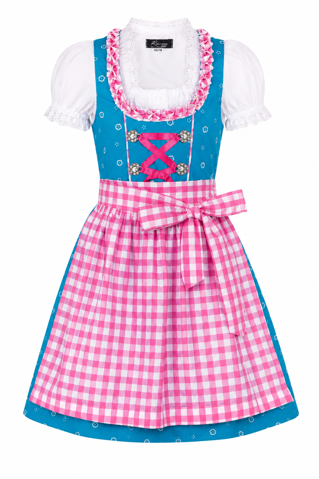 Kinderdirndl Luna, Freisteller Vorderansicht