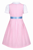 Kinderdirndl Mia in Rosa, Freisteller Rückansicht