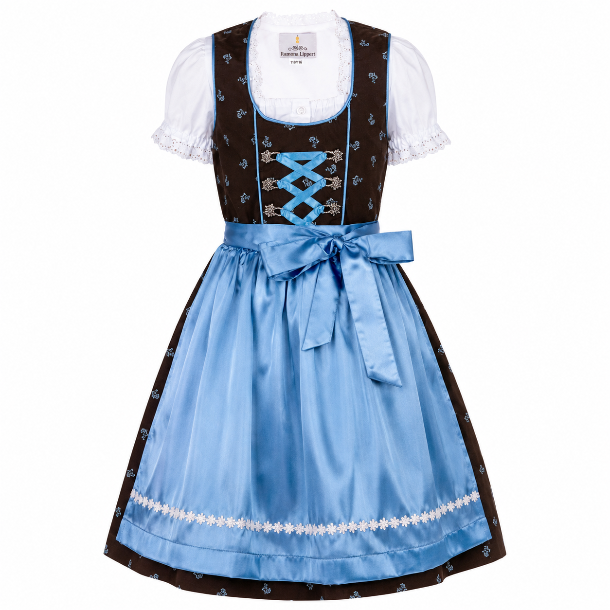 Kinderdirndl Sophia, Freisteller Vorderansicht
