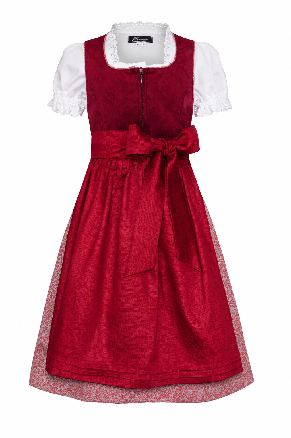 Kinderdirndl Zoe, Freisteller Vorderansicht