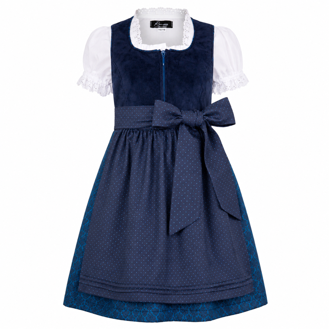 Kinderdirndl Anika, Freisteller Vorderansicht